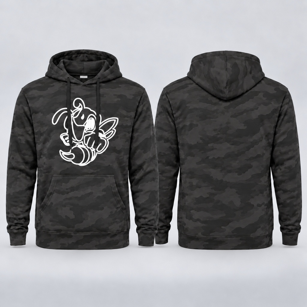 Retro Bee Camo | Classic Hoodie
