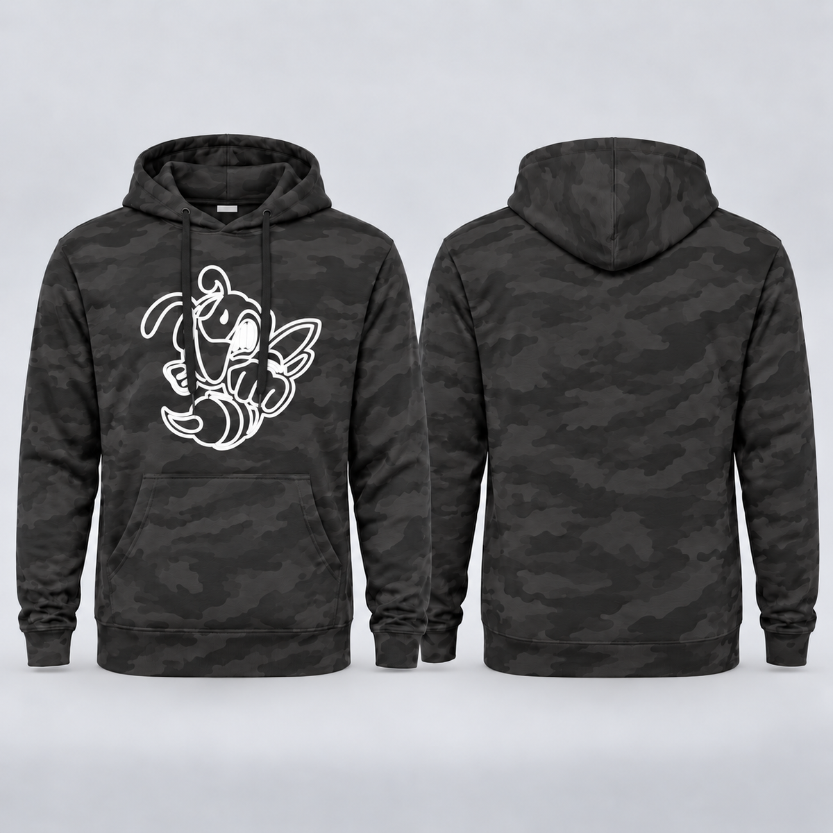 Retro Bee Camo | Classic Hoodie