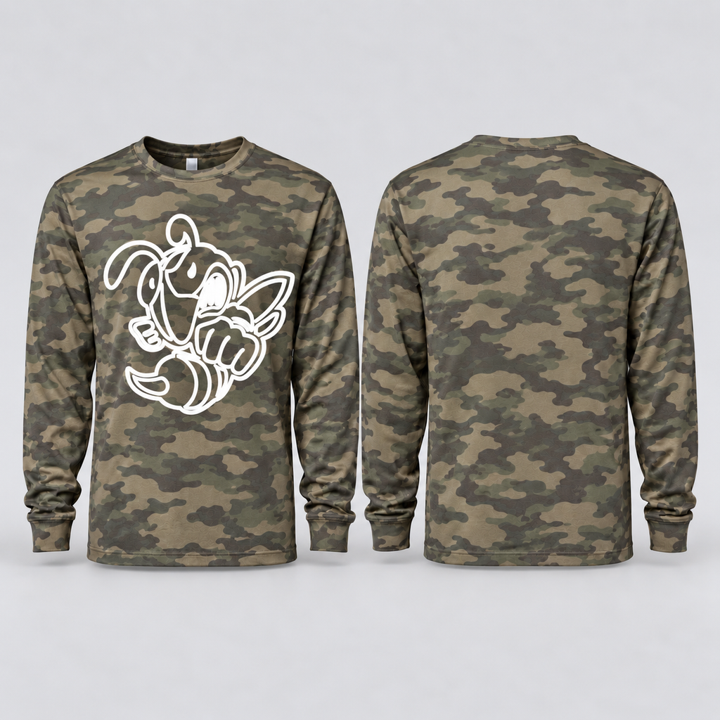 Retro Bee Camo | Classic Long Sleeve