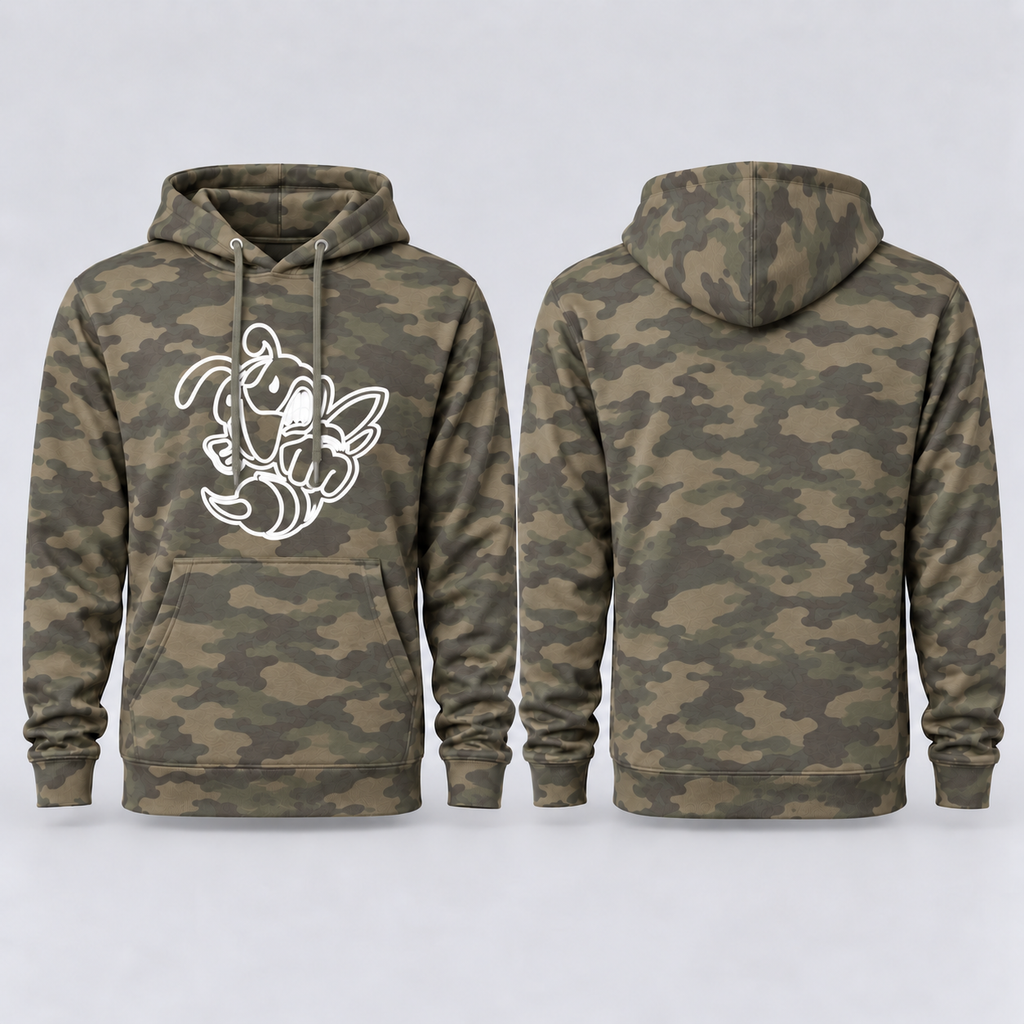 Retro Bee Camo | Classic Hoodie