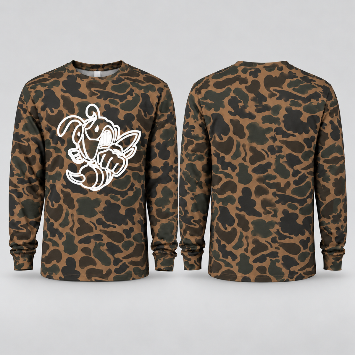 Retro Bee Camo | Classic Long Sleeve