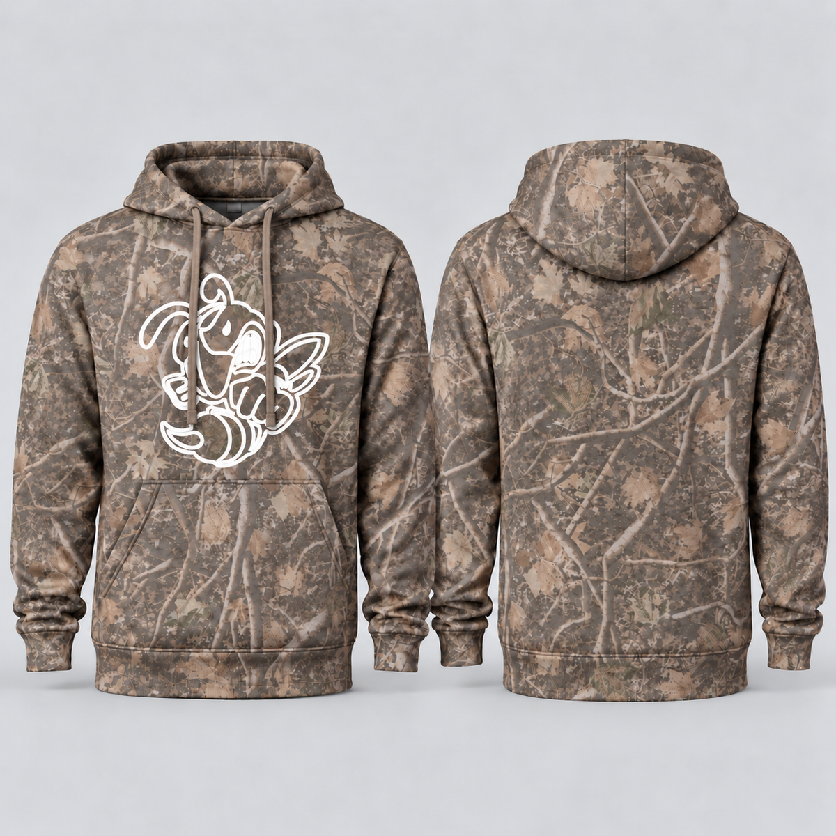 Retro Bee Camo | Classic Hoodie