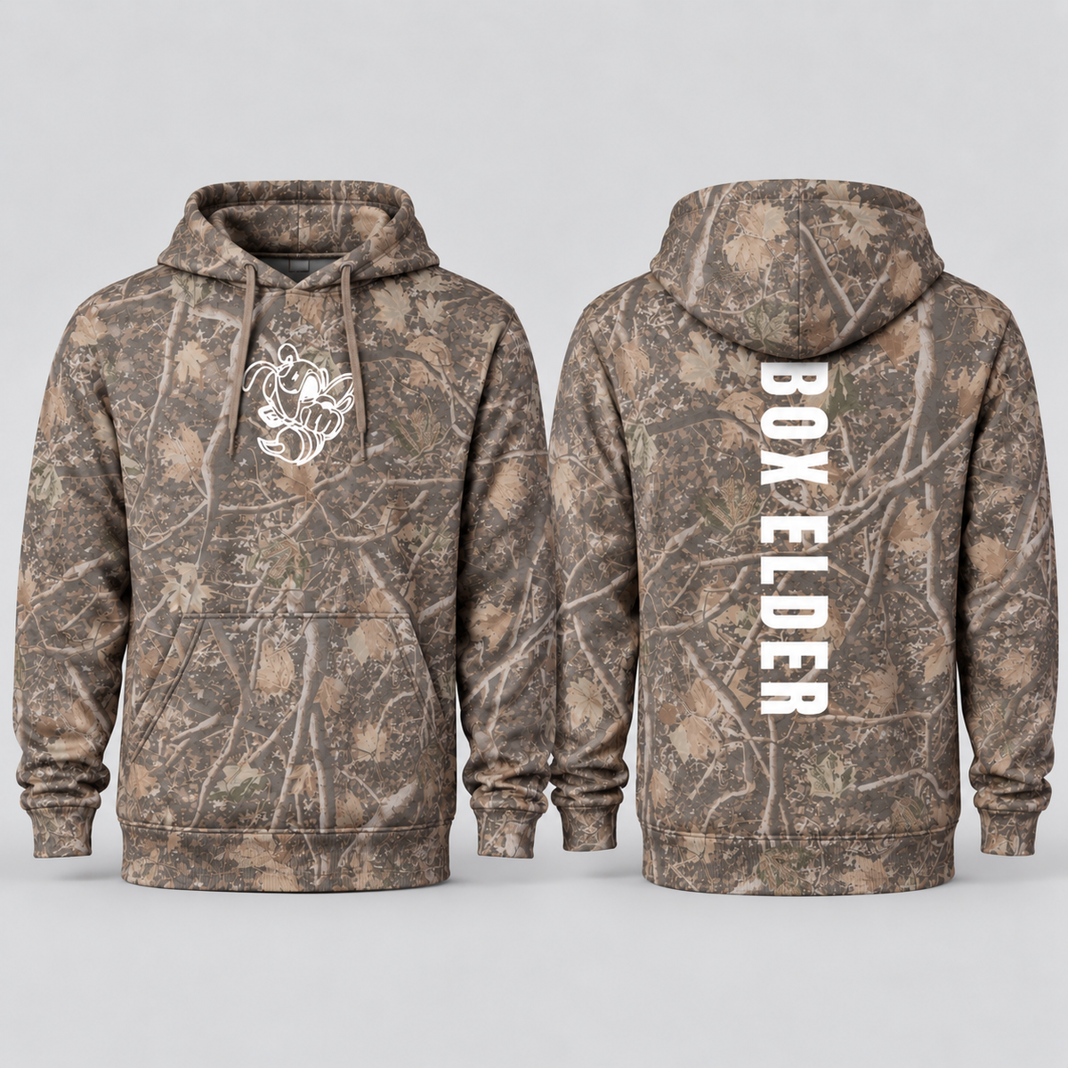 Retro Camo | BE Vert Hoodie
