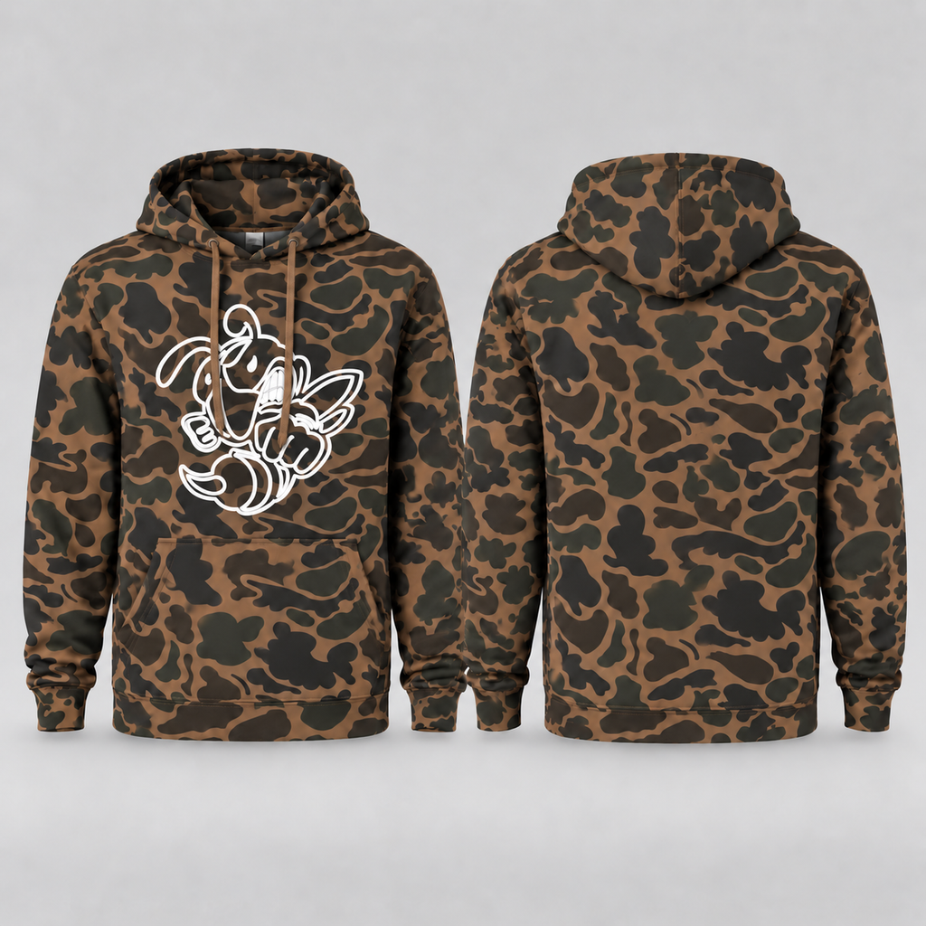 Retro Bee Camo | Classic Hoodie