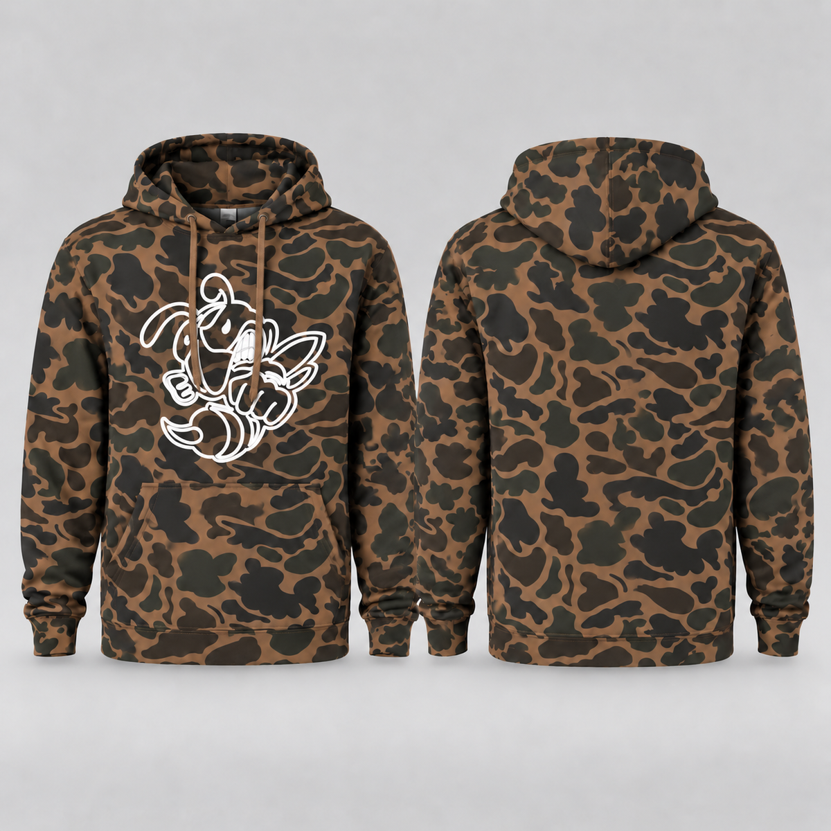Retro Bee Camo | Classic Hoodie