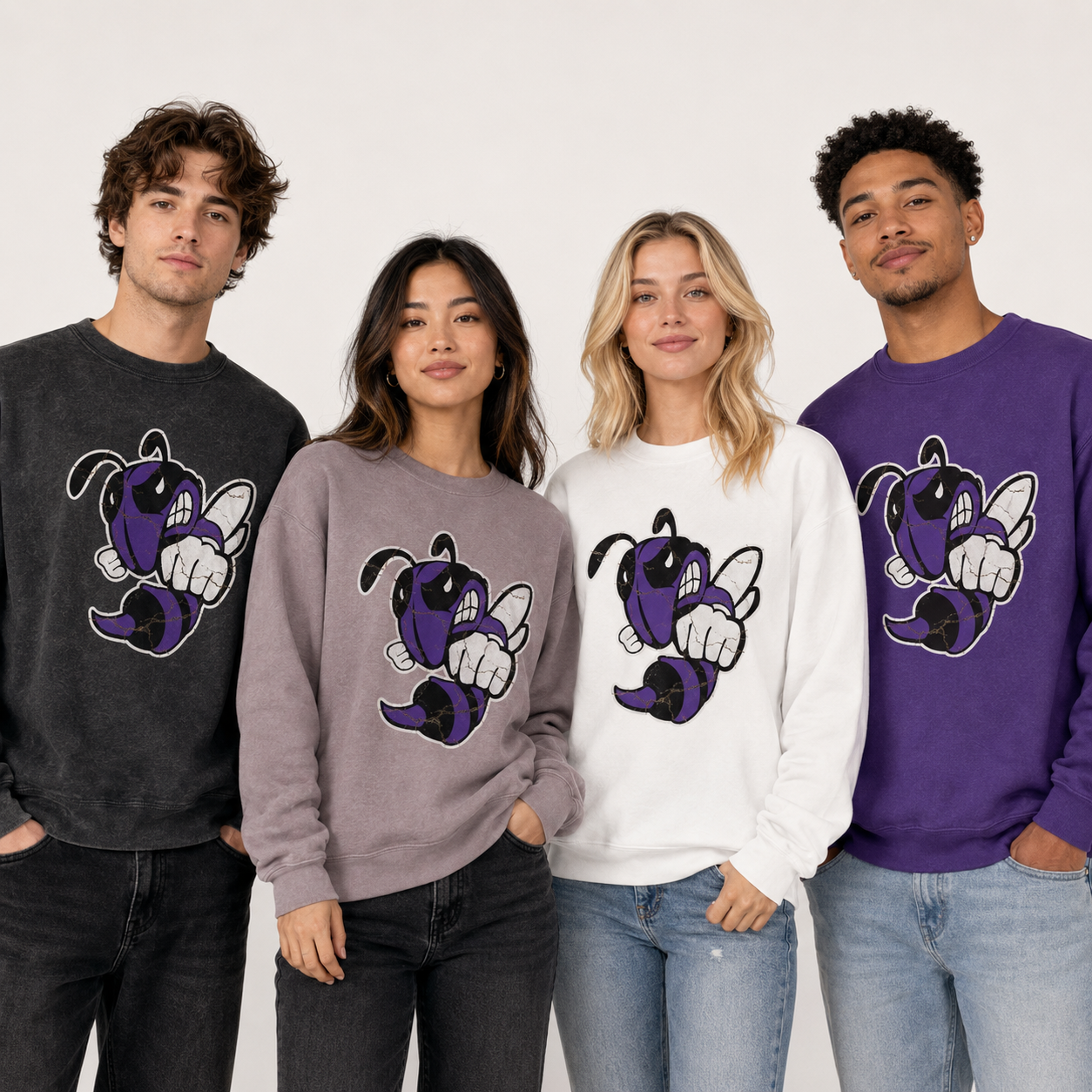 Retro Bees Crewneck