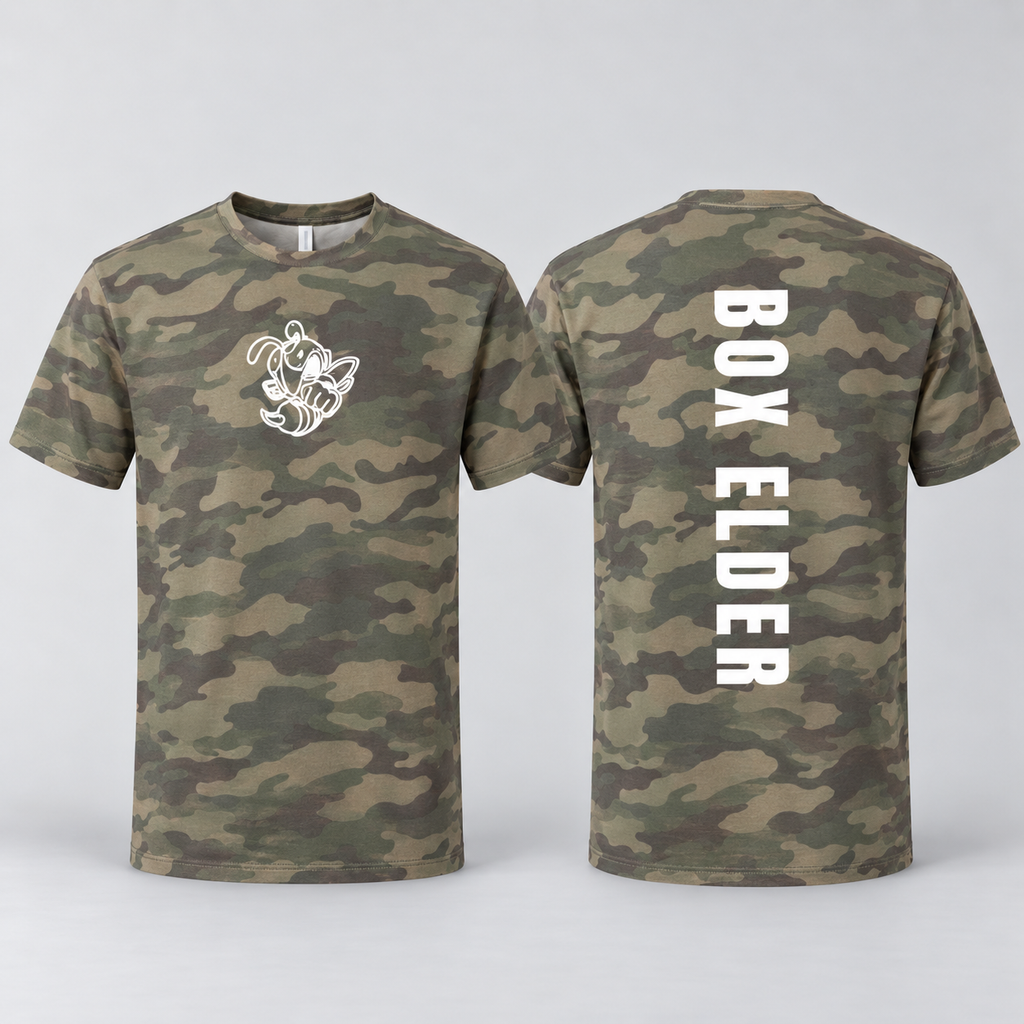 Retro Camo | BE Vert T-Shirt