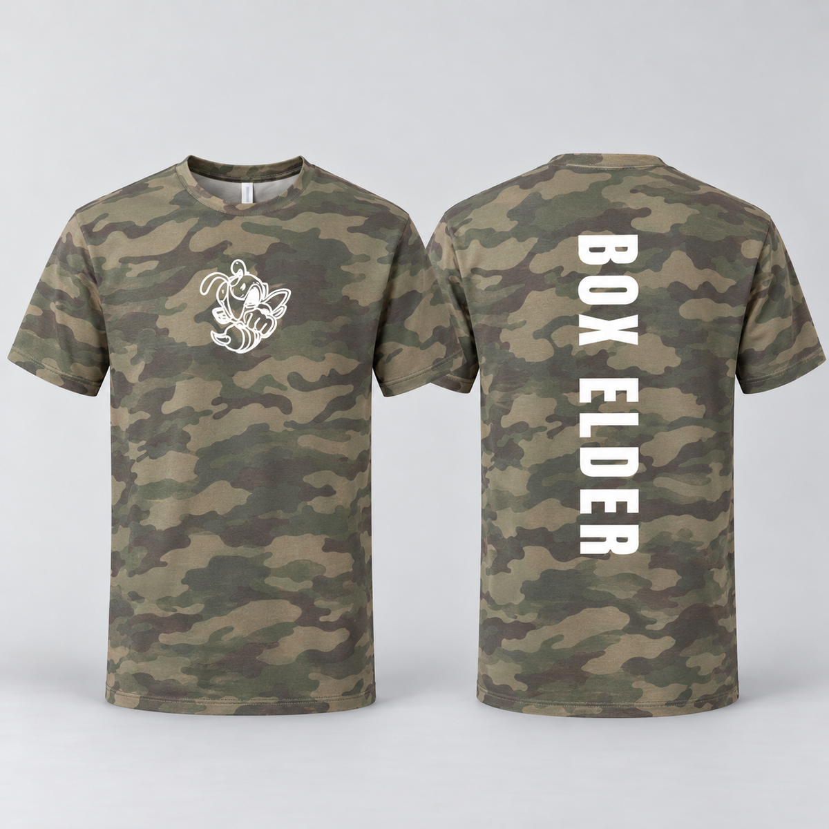 Retro Camo | BE Vert T-Shirt
